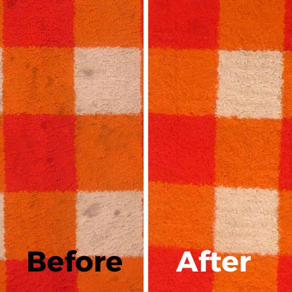 Before and After Rug Cleaning